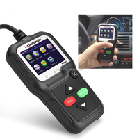 Lecteur de code OBDII KONNWEI KW680 pour voitures avec écran couleur de 2,4 pouces, fonctionnalité I/M en un clic