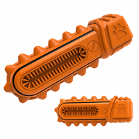 Jouet pour chien en caoutchouc durable et texturé, en forme de scie, pour outils électriques, pour la nettoyage des dents et l'hygiène dentaire, pour mâcheurs agressifs, avec couineur