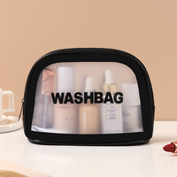 Pochette de brosse étanche plage paillettes matelassé sac cosmétique clair Pvc sac de maquillage Transparent Logo personnalisé voyage sac à fermeture éclair mode