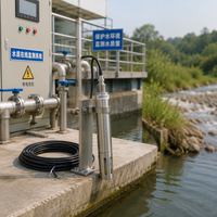 Sonde de pH numérique robuste avec gaine en acier inoxydable, sonde de pH haute performance pour l'analyse des eaux usées et la surveillance sur site