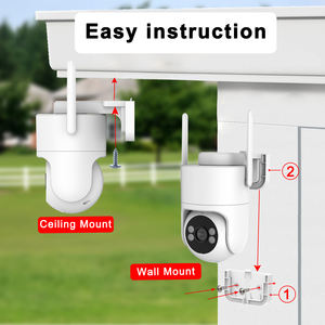 3mp Draadloze Cctv Ptz Camera Full Color Tracking Menselijke Bewegingsdetectie Buitenbewaking Wifi Smart Home Outdoor Camera - Product Image 6