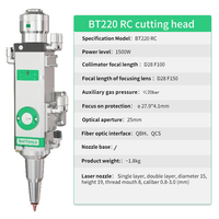 Cabezal de Corte Láser de Fibra HXLASER Original BT220 para raytools BT220 2D y 3D 2000W 1064nm, Kit de Cabezal de Corte Láser de Fibra, Buen Precio