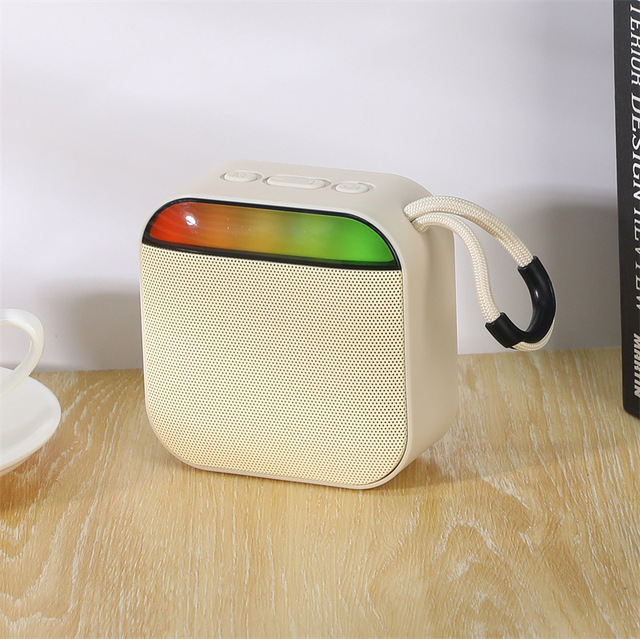 New Bluetooth Speaker With RGB Colorful Light Portable Outdoor Desktop Bluetooth Audio Stereo Foreign Trade Gift
