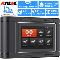 Escáner de Diagnóstico para Equipo Pesado Ancel HD3600 con Soporte para Regeneración DPF y Diagramas de Cableado para Excavadoras, Retroexcavadoras y Camiones Volquete