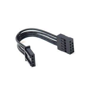 Anakart bağlantısı için Dupont 2 * 5Pin TE 280359 4Pin uzatma kablosu bilgisayar portu kablo demeti - Product Image 4