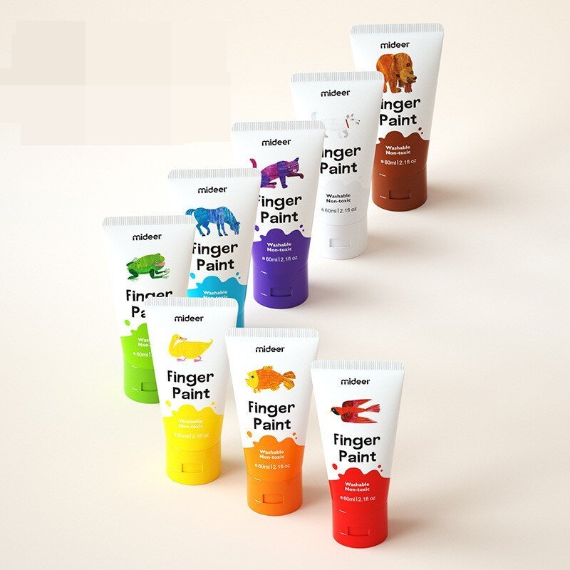 Children s Finger Painting Graffiti Painting