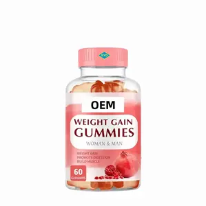 Private Label OEM Fast Weight Gain Supplement Natural Effective Enhance Appetite Health Care Gain Weight gummies