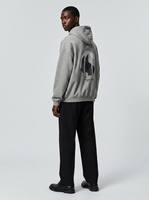 Sweat-shirt de luxe en polycoton épais avec impression graphique personnalisée, style streetwear audacieux