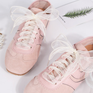 Laccio per <span class=keywords><strong>Scarpe</strong></span> in Organza <span class=keywords><strong>con</strong></span> Design a Onda Fatata e Neve, Adatto per <span class=keywords><strong>Scarpe</strong></span> <span class=keywords><strong>con</strong></span> Lacci - Product Image 3