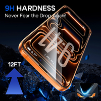 Nouveaux films de protection d'écran faciles à installer pour iPhone 17 Pro Max 16 15 14 13, en verre trempé, accessoires de téléphone portable, film protecteur