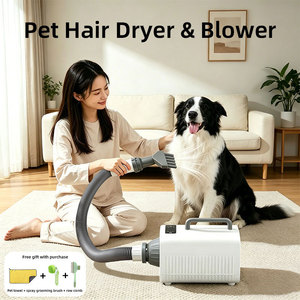 Pet Hair Dryer & Blower High <b>Power</b> AC Motor Multifunctional For Dogs And Cats Home Use - Product Image 2