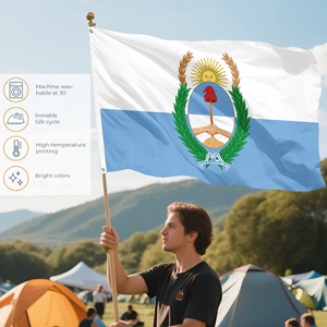 Bandiera di Mendoza di Alta Qualità 3x5ft 90x150cm, Striscione per Parate in Argentina, Esposizione per Eventi Civici, Resistente - Product Image 5