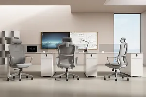 फ़ोशान फ़ैक्टरी थोक आधुनिक आरामदायक कंप्यूटर कुर्सियाँ सस्ती कीमत वाली बैक कंप्यूटर कार्यालय कुर्सी