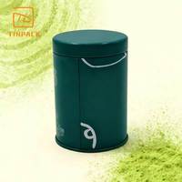 Boîte en métal ronde personnalisée de qualité alimentaire hermétique pour le stockage du thé, du café et du matcha