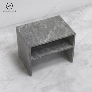 High-End Luxury Geometric Onyx Stone End <b>Table</b> Modern Art Decor for Living Room and <b>Office</b> by RicoGlobal Malaysia - Product Image 4