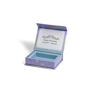 Top Fashion En Gros Personnalisé Écologique Réutilisable Carré Petites Filles Giftpacking Papier Aimant Boîte D'emballage avec Poignée - Product Image 1