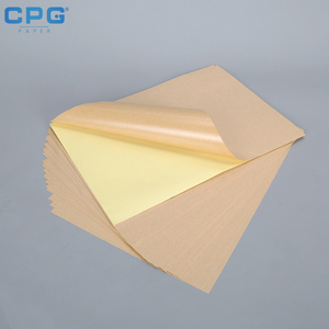Papier autocollant fluorescent de qualité supérieure en gros, feuilles A4 80 g/m² brillantes, rouleau de papier adhésif pour étiquettes - Product Image 1