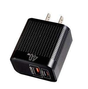 40W Dual-Port Fast Charger <b>with</b> PPS/QC4.0, PD 3.0 & OVP Protection - the Ultimate Charging Solution for Smartphones - Product Image 4