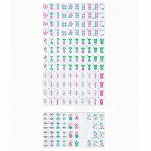Tuiles de Mahjong Américain 2026 en acrylique à quatre couches, motif cristal vert, nouvelle collection transfrontalière - Product Image 4