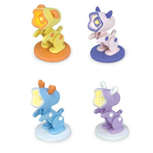 LEBEZ - LAMPE DE NUIT POUR ANIMAUX DE COMPAGNIE CRAZY PET 11 CM HAPPY LIGHT ASSORTED - Product Image 1