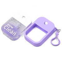 Bestclean 30ML Spray nettoyant pour écran de téléphone et lentilles optiques, portable, format carte, solution de nettoyage pour lunettes avec porte-clés en silicone