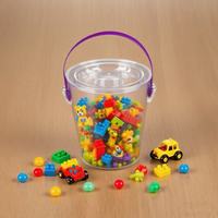 Bocaux en plastique PET Contenant de stockage alimentaire vide 50 ml-1000 ml avec couvercles