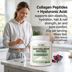 OEM/ODM Hydrolyzed <b>Collagen</b> <b>Peptides</b> <b>Powder</b> with Hyaluronic Acid Berry Flavor for Skin Hair Nail Support - Product Image 6