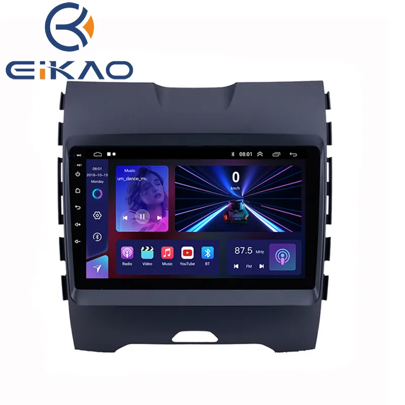 Car Player DVD 2 Din Touch Screen Android For Ford Edge 2013-2017 Android CAR GPS Navigation Auto Electronics DVD Player