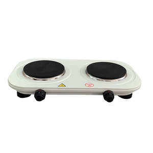 Appareil de cuisine portable facile à déplacer, double plaque chauffante solide, 2 brûleurs, contrôle de la température, pour usage domestique et extérieur - Product Image 3