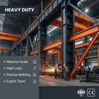 Estructura de Acero Prefabricada Q355B, Taller de Alta Resistencia, Solución de Suministro para Fábricas