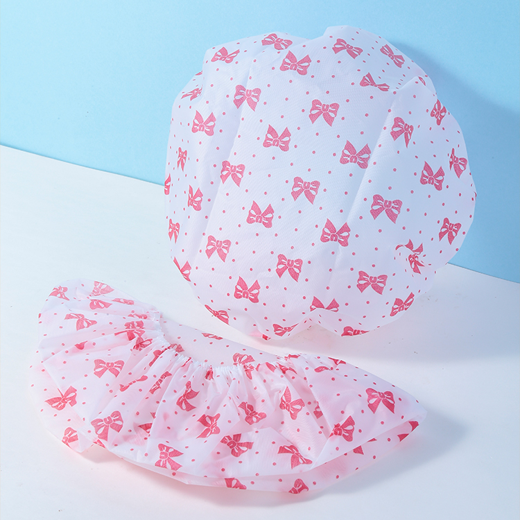 Reusable Shower Caps Custom Woman Soft EVA Baby Shower Cap For Eye And Ear Protection C0589