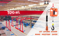 Treuil électrique miniature TOYO-INTL 220V, outils de levage, treuil 500KG 110V, treuil électrique portable, treuil de traction électrique