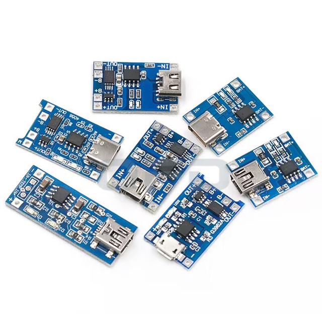TP4056 Charging Board Module Micro USB Type-C USB-C  Power Bank TP 4056 PCB Assembly Board Reliable Mini TP4056  Charging Module