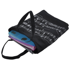 Five Line Music <b>Canvas</b> Bag For Music Style Girl Fashion Shoulder Bag Shopping bag - Product Image 1