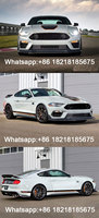 Kit carrosserie mach1 pare-chocs avant pare-chocs arrière pour ford Mustang 2018 +