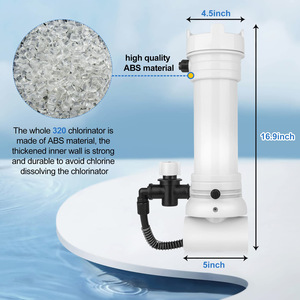Clorador automático Wansheng 320 con manguera y accesorios para el tratamiento del agua de piscinas - Product Image 2