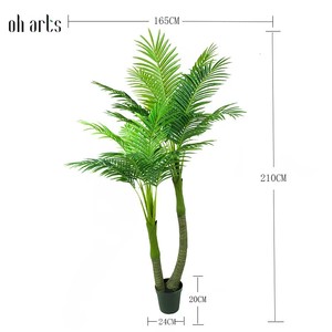 Oh Arts, plantes en plastique vertes très vendues, palmier Areca artificiel pour la décoration intérieure de la maison et du bureau - Product Image 5