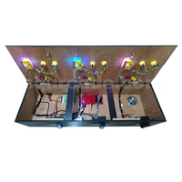 Machine de jeu de pêche portable 2 joueurs avec écran, 28/26 jeux en 1, LED clignotante, métal, 110/220V, accepteur de billets, garantie 1 an, version anglaise