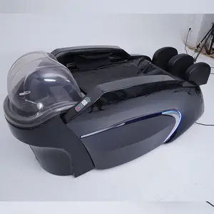 Luxury Automatic Electric Spa Chair with Water Therapy Shampoo Bed Hair Washing Massage Bowl Steamer