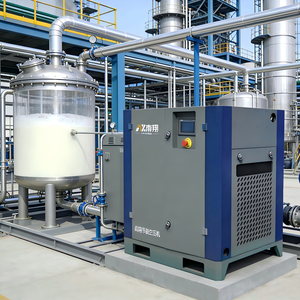 มอเตอร์สกรูโรตารี่แบบปรับความเร็วได้ 30KW 40HP ราคาประหยัด สำหรับโรงงานอุตสาหกรรม จัดส่งตรงจากจีน ทำงานเงียบพิเศษ ใช้เทคโนโลยีขั้นสูง - Product Image 6