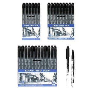ปากกาหัวเล็กสำหรับวาดภาพการ์ตูน ปากกาเขียนแบบพิเศษ ปากกาออกแบบลายเส้นด้วยมือ วัสดุ PP ชุดปากกาขายส่ง - Product Image 5