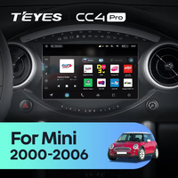 TEYES CC4 PRO pour BMW Mini Hatch R50 2000 - 2006 CarPlay Android Auto 2DIN Autoradio Radio multimédia stéréo