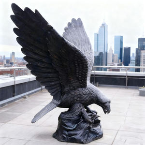आउटडोर जीवन-आकार कस्टम डिजाइन कांस्य ईगल प्रतिमा मूर्तिकला के लिए कास्टिंग तकनीक के साथ आधुनिक शैली - Product Image 6
