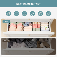 Boîtes de rangement pour vêtements, décoration de la maison, organisateurs de tiroirs pour bébé, solutions d'organisation de tiroirs