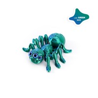 Figurines d'araignées imprimées en 3D Feeron, articulées, multi-yeux, jouets anti-stress légers et portables en PLA, dégradé arc-en-ciel, insectes