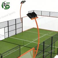 Terrain de padel mobile et portable, équipement sportif populaire, installation facile, longue durée de vie, garantie de qualité, terrain de padel