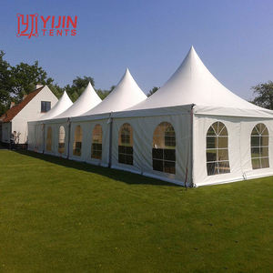 เต็นท์กลางแจ้งผ้า PVC หรูหราสำหรับงานแต่งงานทรงเจดีย์ CE - Product Image 1