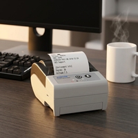 HSPOS P58CAI Printer Thermal Portabel 58mm dengan Pemotong Otomatis Tahan Air BT USB 2000mAh 80mm/s untuk POS Mobile