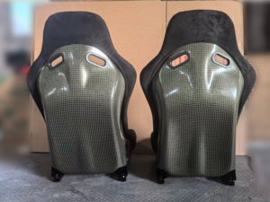 Siège de style OEM, alternative au siège <span class=keywords><strong>Recaro</strong></span>, siège Pepita en Kevlar carbone pour Nissan Skyline GT-<span class=keywords><strong>R</strong></span> (R32/R33/R34), 350Z/370Z - Product Image 3