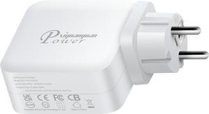 เครื่องชาร์จเร็ว CB ได้รับการรับรองจาก EU ชนิด USB C PD GAN 100W พร้อมหน้าจอแสดงผล LED สำหรับ Honor Xiaomi <span class=keywords><strong>Huawei</strong></span> <span class=keywords><strong>OnePlus</strong></span> - Product Image 2